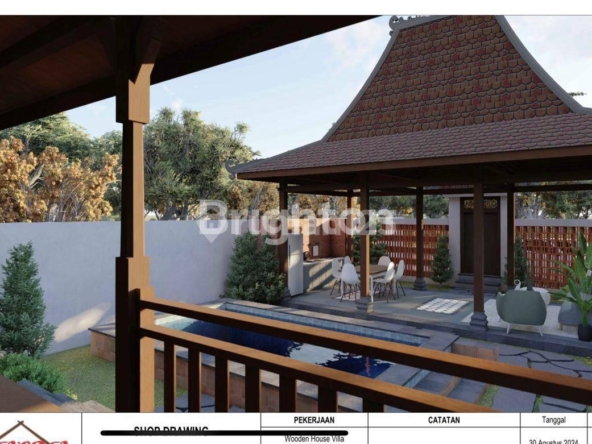 Charming Joglo-Style Villa for Rent in Renon, Denpasar – 2 Bedrooms, Private Pool, Available December 2024