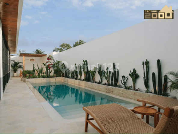 Elegant Mediterranean Villa for Sale in Cepaka, Bali – 2 Bedrooms, Private Pool, Home Theater