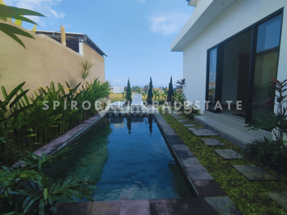 Modern 2-Bedroom Villa for Rent in Cemagi, Bali with Rice Field Views and Pool