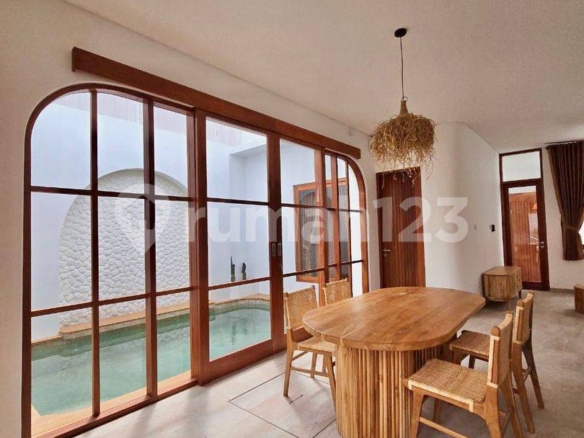 Modern Minimalist House for Rent in Sanur with Private Pool and Rooftop Space