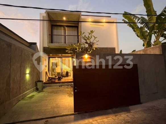 Modern Minimalist Villa for Rent in Brawa, Canggu – 2 Bedrooms, Private Pool, Fully Furnished