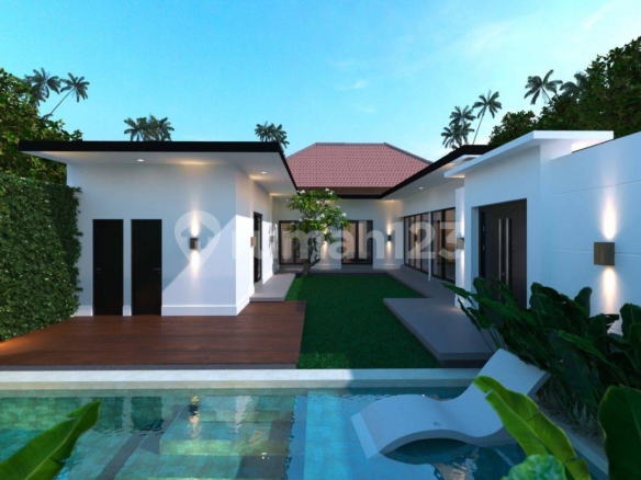 Modern Minimalist Villa for Rent in Canggu, Bali – 3 Bedrooms, Private Pool, Cinema Room