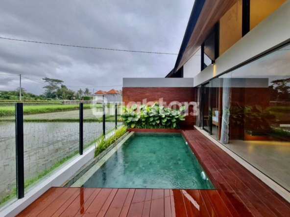 Modern Minimalist Villa for Rent in Gianyar, Bali – 2 Bedrooms with Stunning Views