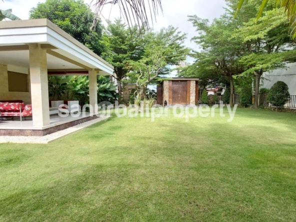 Stunning 2-Storey Villa for Rent in Tranquil Westside Sanur with Spacious Garden and Modern Amenities